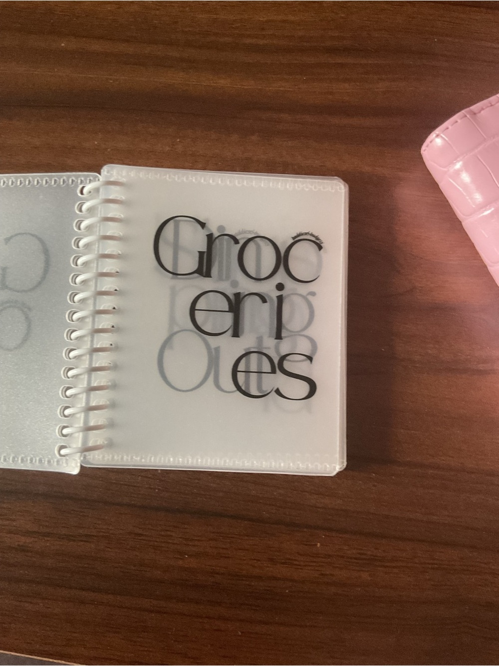 Cash Budget Pink Croc-Embossed Zip Wallet - Picture 5 of 14